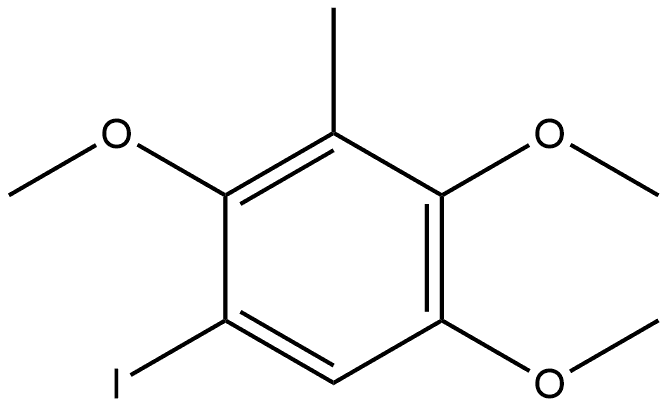 1-Iodo-2,4,5-trimethoxy-3-methylbenzene Structure