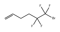 1-Hexene, 6-bromo-5,5,6,6-tetrafluoro- 구조식 이미지