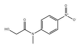 Acetamide, 2-hydroxy-N-methyl-N-(4-nitrophenyl)- Structure