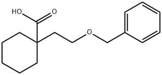 1-(2-(Benzyloxy)ethyl)cyclohexanecarboxylic acid Structure