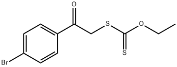 Carbonodithioic acid, S-[2-(4-bromophenyl)-2-oxoethyl] O-ethyl ester Structure