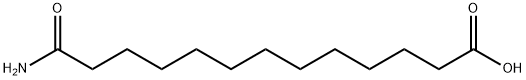 Tridecanoic acid, 13-amino-13-oxo- Structure