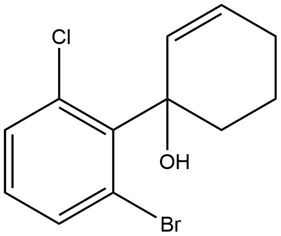 1-(2-Bromo-6-chlorophenyl)-2-cyclohexen-1-ol Structure