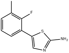 5-(2-Fluoro-3-methylphenyl)thiazol-2-amine Structure