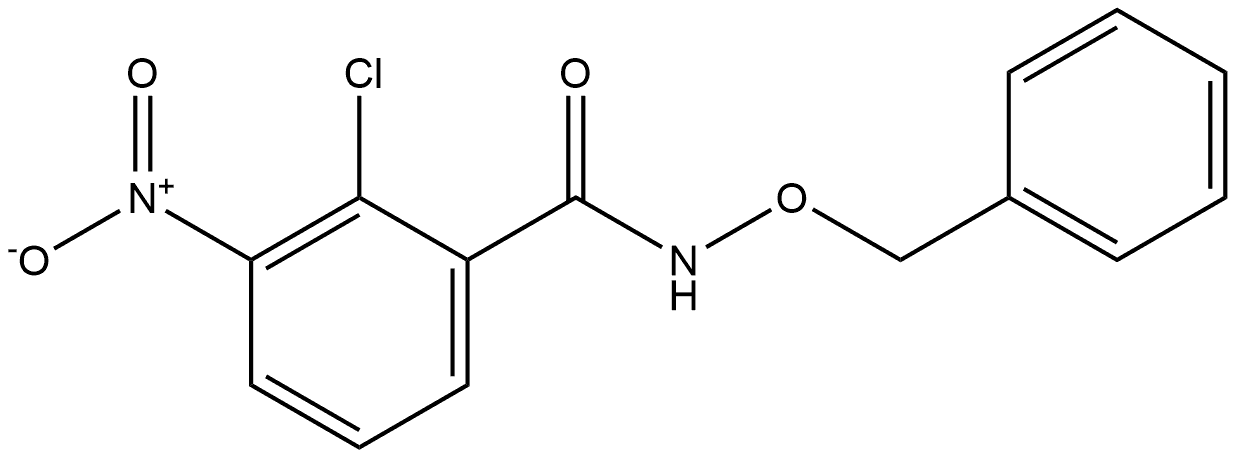 N-(benzyloxy)-2-chloro-3-nitrobenzamide Structure