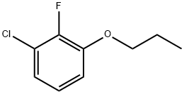 1-chloro-2-fluoro-3-propoxybenzene Structure