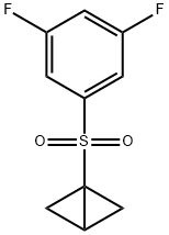 Bicyclo[1.1.0]butane, 1-[(3,5-difluorophenyl)sulfonyl]- Structure