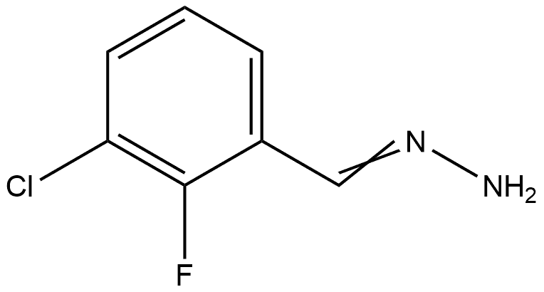 3-Chloro-2-fluorobenzaldehyde hydrazone Structure