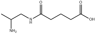 4-[(2-aminopropyl)carbamoyl]butanoic acid Structure