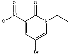 5-Bromo-1-ethyl-3-nitro-1,2-dihydropyridin-2-one Structure