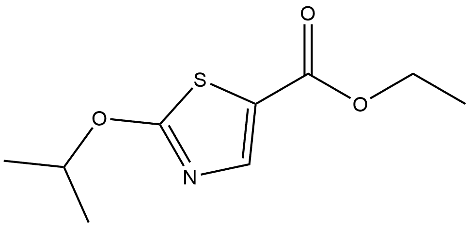 Ethyl 2-(1-methylethoxy)-5-thiazolecarboxylate Structure