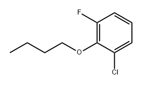 Benzene, 2-butoxy-1-chloro-3-fluoro- Structure