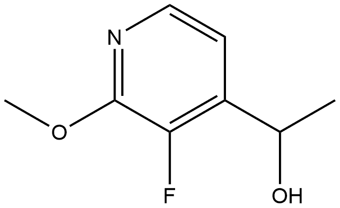 3-Fluoro-2-methoxy-α-methyl-4-pyridinemethanol Structure