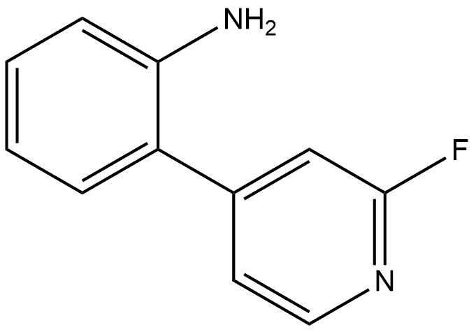 2-(2-Fluoro-4-pyridinyl)benzenamine Structure