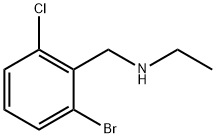 [(2-bromo-6-chlorophenyl)methyl](ethyl)amine Structure