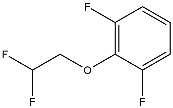 2-(2,2-Difluoroethoxy)-1,3-difluorobenzene Structure