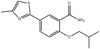 Benzamide, 2-(2-methylpropoxy)-5-(4-methyl-2-thiazolyl)- Structure
