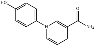 1,4-Dihydro-1-(4-hydroxyphenyl)-3-pyridinecarboxamide Structure