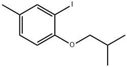 2-Iodo-1-isobutoxy-4-methylbenzene Structure