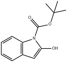 tert-butyl 2-hydroxy-1H-indole-1-carboxylate Structure