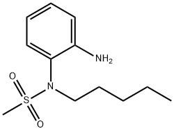 N-(2-Aminophenyl)-N-pentylmethanesulfonamide Structure