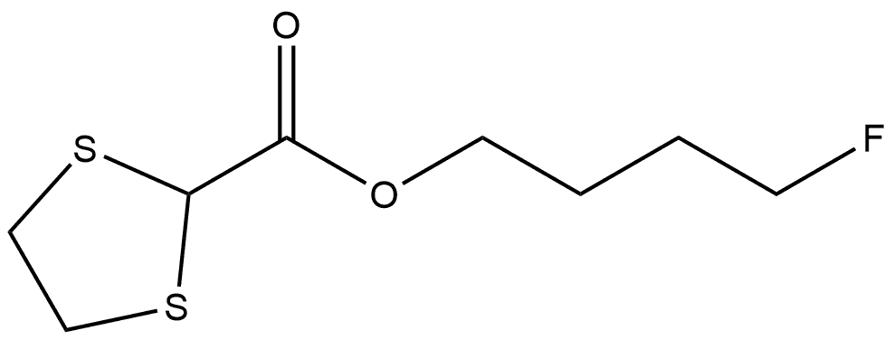 4-Fluoro-butyl 1,3-dithiolane-2-carboxylate Structure