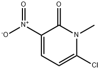 6-chloro-1-methyl-3-nitro-1,2-dihydropyridin-2-on
e Structure