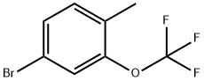 Benzene, 4-bromo-1-methyl-2-(trifluoromethoxy)- Structure