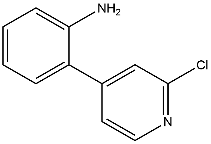 2-(2-Chloro-4-pyridinyl)benzenamine Structure