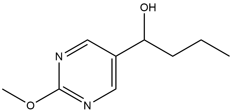 2-Methoxy-α-propyl-5-pyrimidinemethanol Structure