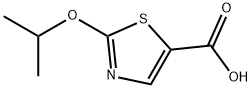 5-Thiazolecarboxylic acid, 2-(1-methylethoxy)- Structure