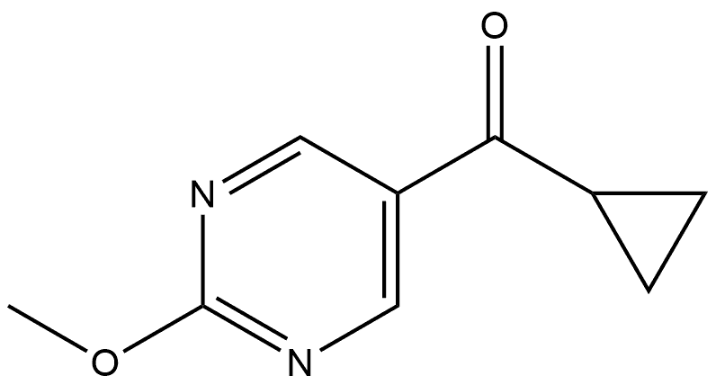 Cyclopropyl(2-methoxy-5-pyrimidinyl)methanone Structure