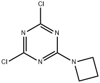 1,3,5-Triazine, 2-(1-azetidinyl)-4,6-dichloro- Structure