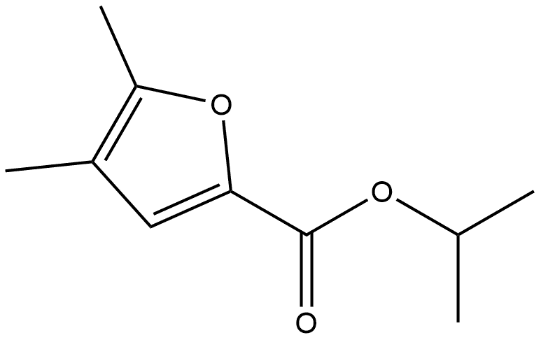 1-Methylethyl 4,5-dimethyl-2-furancarboxylate Structure