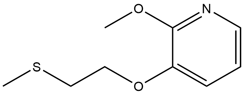 2-Methoxy-3-[2-(methylthio)ethoxy]pyridine Structure