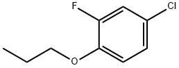 4-chloro-2-fluoro-1-propoxybenzene Structure