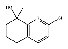 8-Quinolinol, 2-chloro-5,6,7,8-tetrahydro-8-methyl- Structure