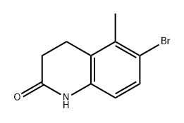 2(1H)-Quinolinone, 6-bromo-3,4-dihydro-5-methyl- Structure