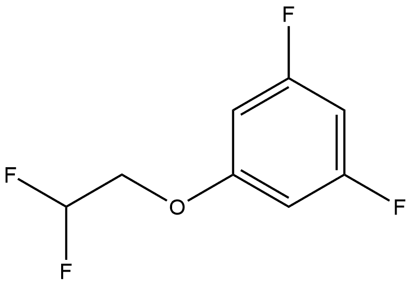 1-(2,2-Difluoroethoxy)-3,5-difluorobenzene Structure