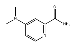 2-Pyridinecarboxamide, 4-(dimethylamino)- Structure