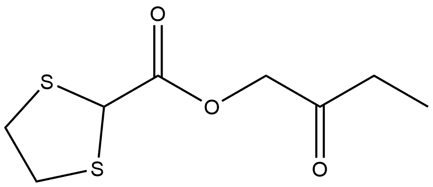 2-oxo-butyl 1,3-dithiolane-2-carboxylate Structure