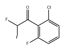 1-(2-Chloro-6-fluorophenyl)-2,2-difluoroethanone Structure