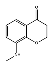 4H-1-Benzopyran-4-one, 2,3-dihydro-8-(methylamino)- 구조식 이미지