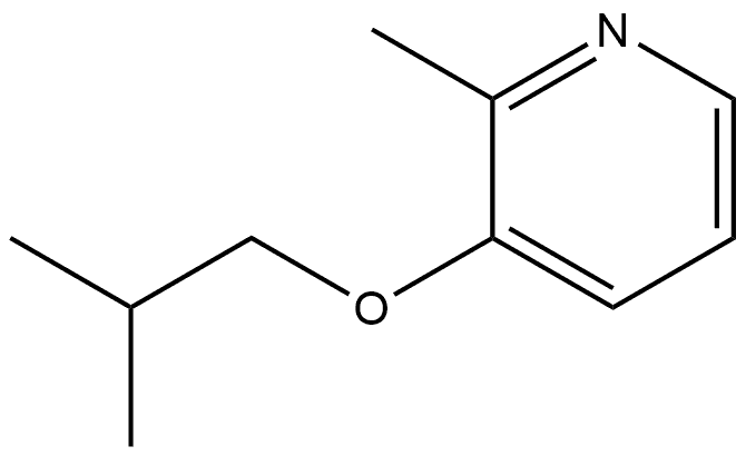 2-Methyl-3-(2-methylpropoxy)pyridine Structure