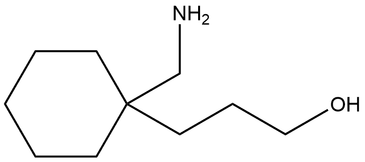 1-(Aminomethyl)cyclohexanepropanol Structure