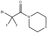 2-Bromo-2,2-difluoro-1-thiomorpholinoethanone Structure