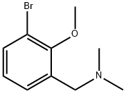 [(3-Bromo-2-methoxyphenyl)methyl]dimethylamine 구조식 이미지