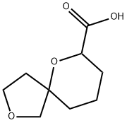 2,6-dioxaspiro[4.5]decane-7-carboxylic acid Structure