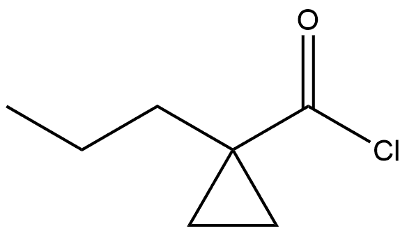 1-propylcyclopropane-1-carbonyl chloride Structure