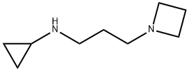 1-Azetidinepropanamine, N-cyclopropyl- 구조식 이미지